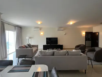 Fully Furnished 3-Bedroom Apartment with BQ on the 12th Floor