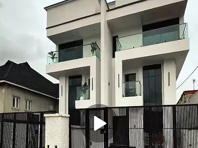 A Newly Built 5-Bed Semi-Detached Duplex + BQ in an Exclusive Estate