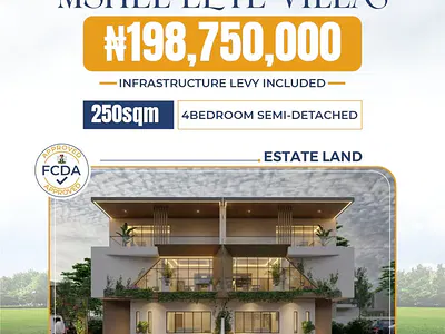 250 SQM for 4 Bedroom Semi-Detached Duplex