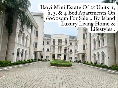 25 Units of Flat in Mni Estate on 6, 170SQM @ Banana Island Ikoyi