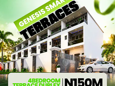 Off Plan Luxury 4 Bedroom Terracey Duplex on Two Floors — Adjacent Blenco, Sangotedo, Ajah, Lagos