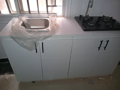 Spacious 1 Bedroom Miniflat with Open Plan Kitchen, Swimming Pool Upst
