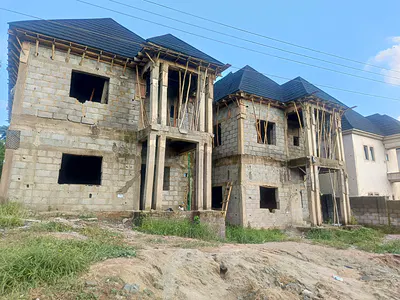 4-Bedroom Terrace Duplex in an Estate (Super Carcass) — Maitama 2, Maitama District, Abuja