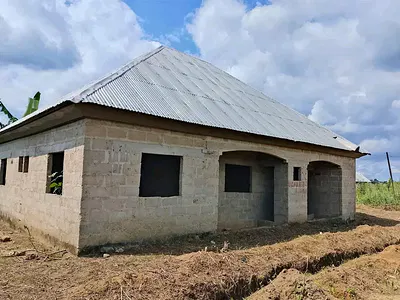 A Uncompleted Two (2) Bedroom Detached Bungalow