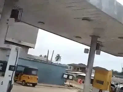 Give Away Filling Station in Ikotun