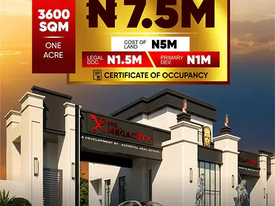Buy and Build Mega City with C of O and Instant Allocation