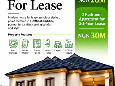 Luxury 2 Bedroom Apartments — Shomolu, Lagos