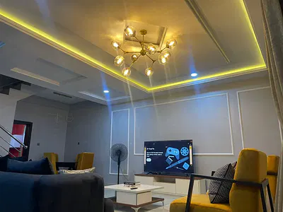 Relatively New 4 Bedroom Furnished Apartment Plus 1 Room BQ Located in