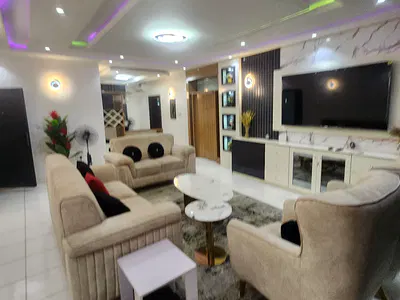 Luxurious Furnished 3bedroom Flat with BQ, Gen, Inverter, 24hrs Light, R