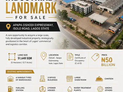 Industrial Landmark for Sale