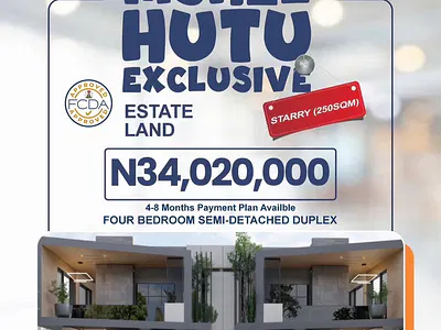 4 Bedroom Fully Detached Duplex