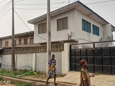 A Block of 2no of 2-Bedroom Flats, Up and Down on a Half Plot of Land