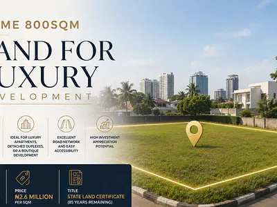Prime 800SQM Land for Luxury Development
