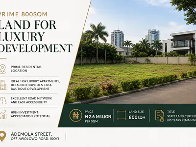 Prime 800SQM Land for Luxury Development