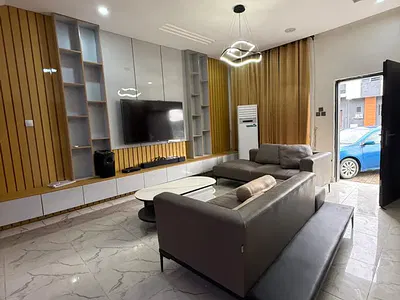 Partly Furnished & Serviced 3-Bedroom Terrace Duplex