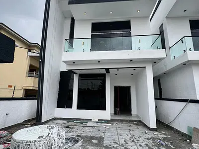 Newly Built 5 Bedroom Detached Duplex with Pool. BQ, Inverter in a Nice Area