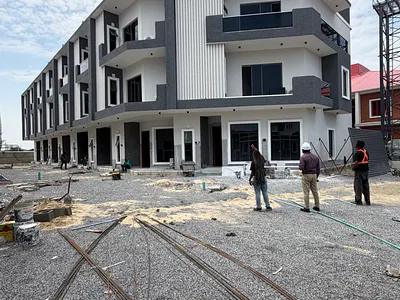 Newly Built 4 Bedroom Terraced Duplex with Swimming Pool in an Estate