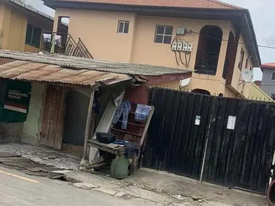An Upstairs on Almost Full Plot of Land for Sales at Off Adesina Road
