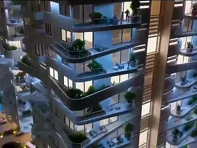 Luxury 3 Bedroom Apartment + BQ, Swimming Pool, Gym, Elevator Etc