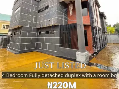 Magnificently Built 4 Bedroom Semi-Detached Duplex