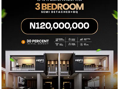 Luxury 3 Bedroom with Excellent Finishes Comes with a C of O and Building