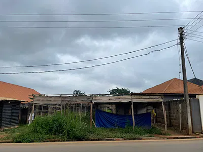 Plot of Land with an Uncompleted Building Facing a Major Road