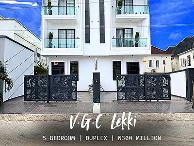Spacious 5 Bedroom Semi Detached Duplex with BQ