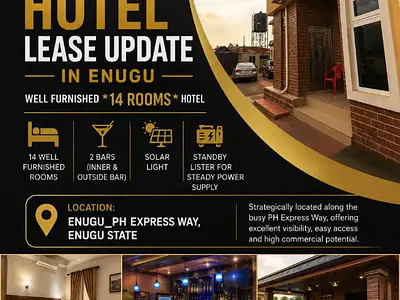 14-Room Hotel for Lease in Enugu