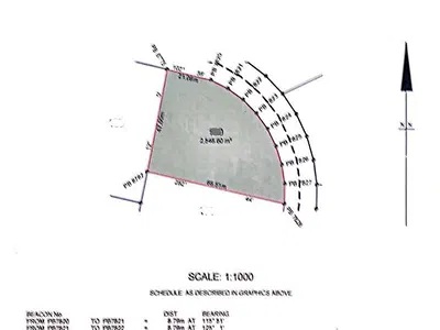 Beautiful 2846 SQM Residential Plot, Cofo. Good Access Road