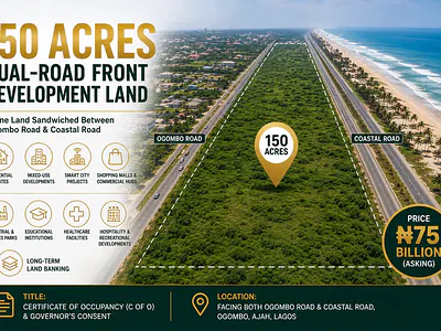 Prime 150 Acres Dual-Road Front Development Land