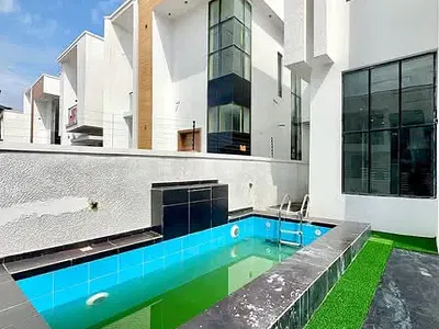 4 Bedrooms Detached Duplex with Swimming Pool, Gym, BQ,