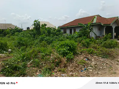 Distres Half Plot of Dry Level Land in a Very Developed Area — Ayegbami Estate, Offin, Igbogbo, Ikorodu, Lagos