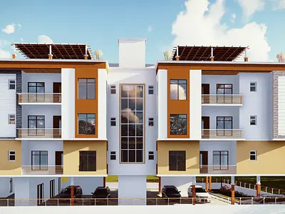 Luxury 3-Bedroom Apartments with Maid Room, Lift & Solar Power