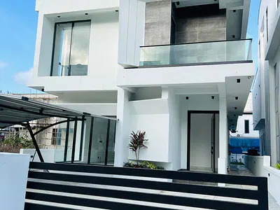 Contemporary 5 Bedroom Detached Duplex with a Swimming Pool and a BQ