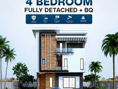 Specious Luxurious 4 Bedrooms Fully Detached Duplex with BQ