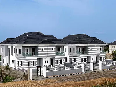 Four Units of 4 Bedrooms Semi Detached Duplex with BQ