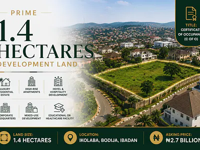 Prime 1.4 Hectares Development Land