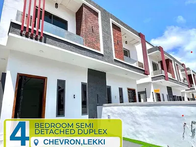 4 Bedroom Semi Detached Duplex with BQ in a Secured Estate