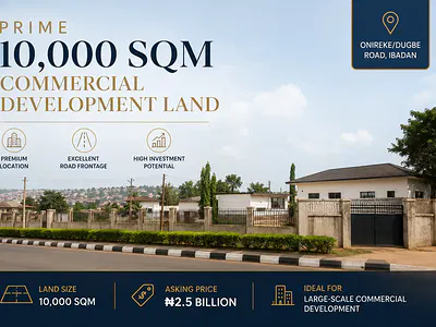 Prime 10, 000 SQM Commercial Development Land
