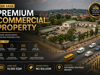 10, 000SQM High-Value Commercial Land with Existing Structures