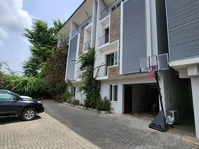 Well Maintained 4 Bedroom Terrace Duplex with Bq, Swimming Pool, Garden.