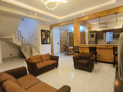 Furnished 4 Bedroom Terrace Duplex with BQ