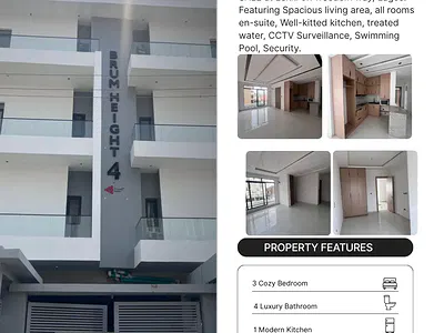3 Bedroom Apartments Available