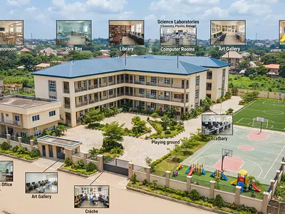 Functioning School on 1, 421 SQM