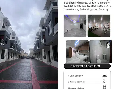 4 Bedroom Terrace Duplex Available