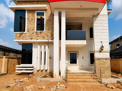 5 Bedroom Duplex All Ensuite 50FT by 140FT Land