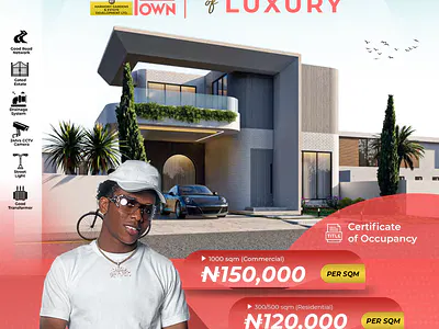 Commercial Estate Land with C of O Titledirectly Facing Airportfacing