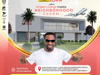 Buy and Bulid Estate Secured and Verified Title C of O Opposite Airpo