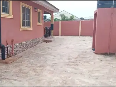 3-Bedroom Detached Bungalow with Room Self BQ