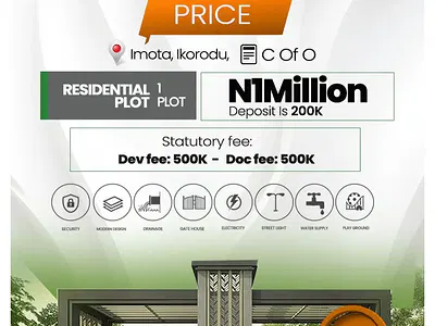 Acres of Land in a Secured Environment